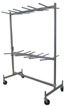 Dayton 30F016 Chair Storage Truck,Cap 800 Lb,L 63 In