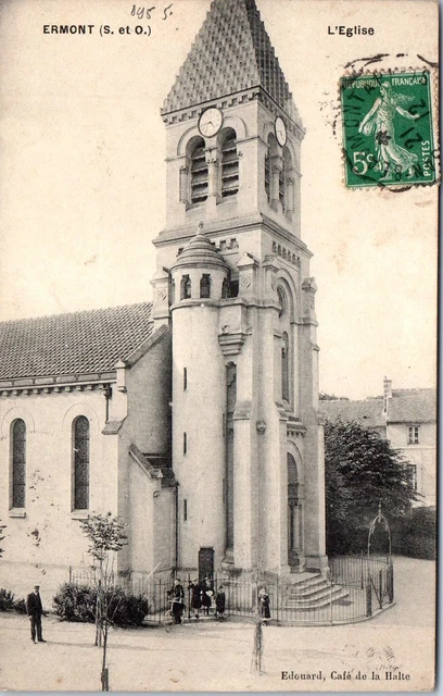 95 ERMONT - vue de l'eglise.