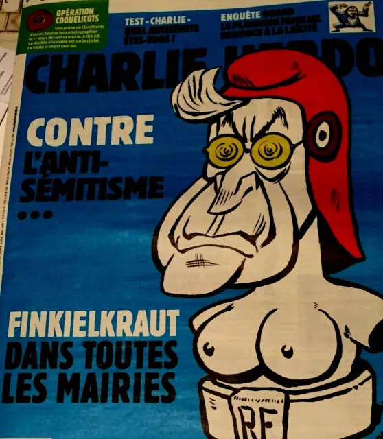 Charlie Hebdo*20.02.2019*Neuf*Antisémitisme*Finkielkraut*Faites La Gueule=Filmés