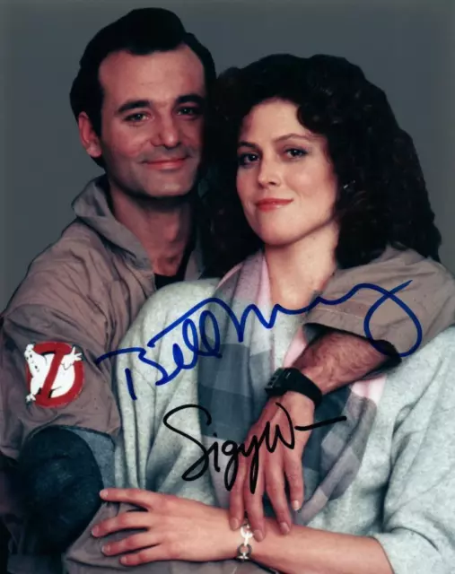 Bill Murray Sigourney Weaver signed 8x10 Photo autograph Pic autographed and COA