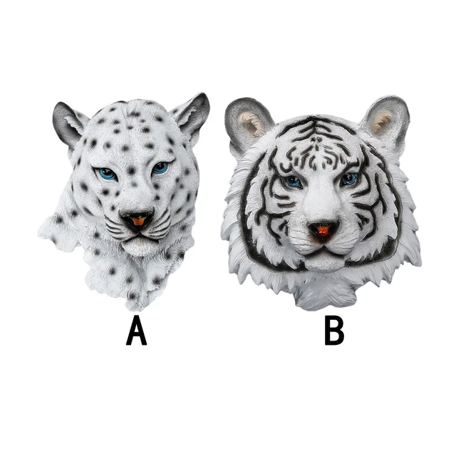 Animal Head Wall Decoration Sculpture Bust Wall Hanging Statue  Wall Decor resin