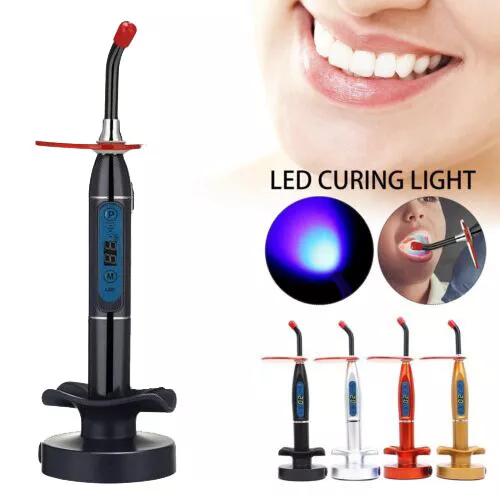 Dental Wireless Cordless LED Curing Light Rechargeable Composite Resin Cure Lamp