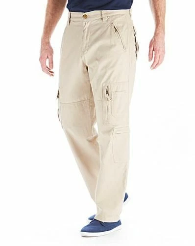 MENS SOUTHBAY HEAVY cotton cargo trousers bnwot jacamo yae 10.99