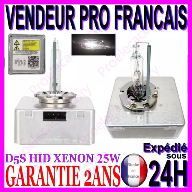 AMPOULE XENON D5S 12V 25W DC LAMPE POUR PHARE FEU PHILIPS CITROËN C4 II Picasso