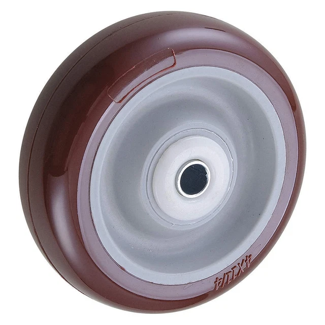 GRAINGER APPROVED 26Y356 PUR Tread on Plastic Core Wheel