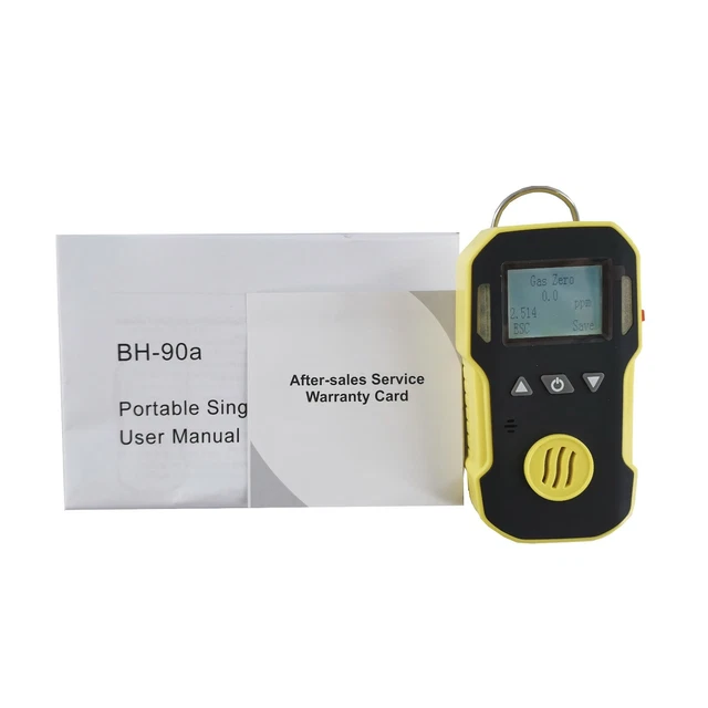 PORTABLE H2 GAS Analyzer Monitor Hydrogen Detector with Adjustable