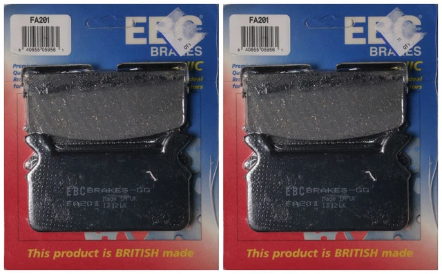 EBC Organic Brake Pads FA201 (2 Packs - Enough for 2 Rotors)