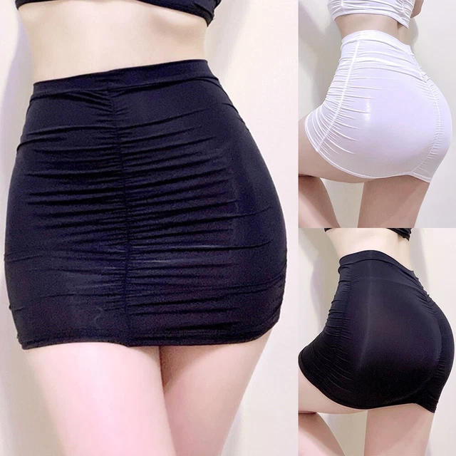 Tout Neuf Jupe Jupe Bande Élastique Maille Micro Clubjupe Nylon