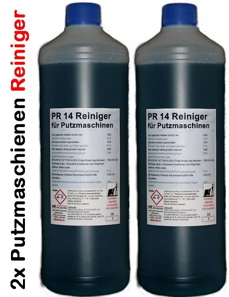 2 X 1 ltr Putzmaschinenreiniger KONZENTRAT für Scheuermaschine Karcher PR14