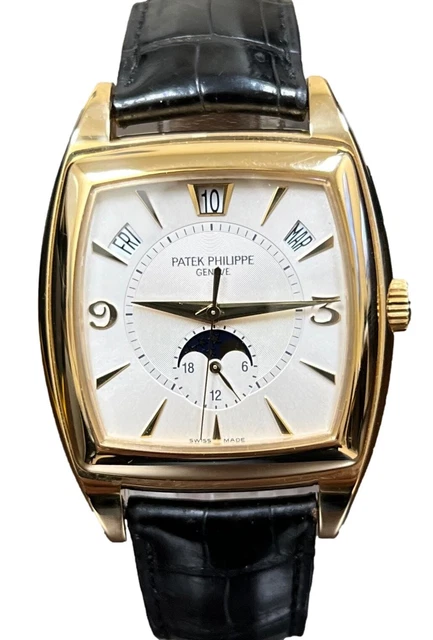 Patek Philippe Gondolo 5135R 18K Yellow Gold Annual Calendar Moon 2006 B&P Watch