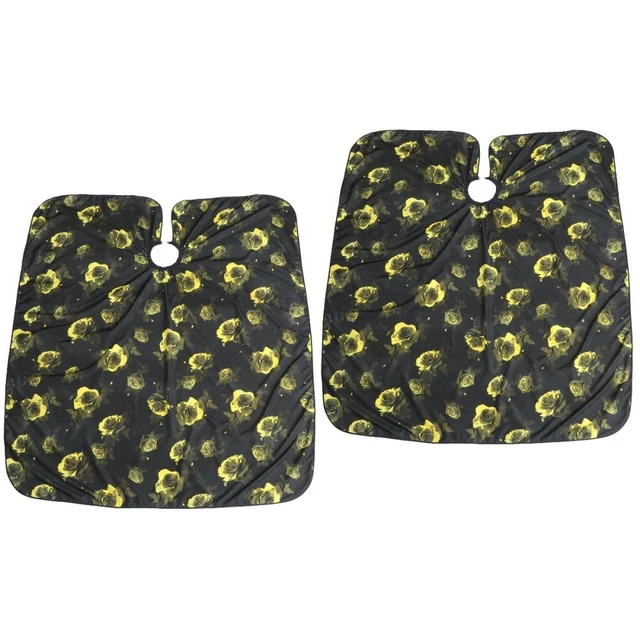 2 piezas Capa de corte de pelo elegante duradera creativa para teñir el cabello suministros de peluquería