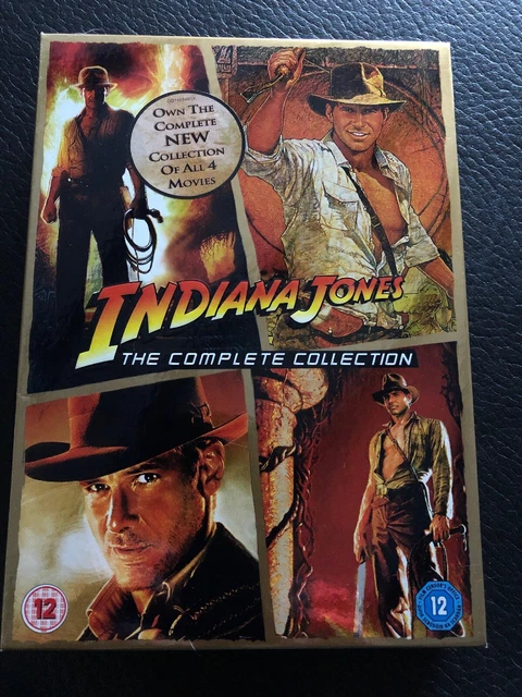 INDIANA JONES THE Complete Collection DVD Box Set £6.99 - PicClick UK