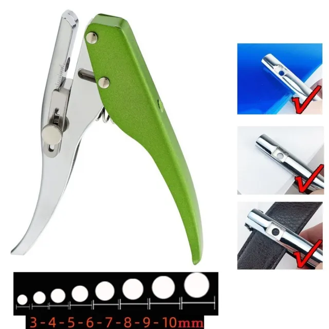 Convenient 310mm Handheld Circle Round Single Hole Punch for Various Materials