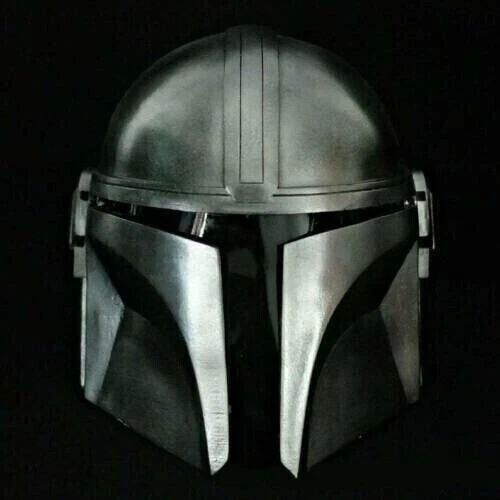Fodera per casco Mandalorian Costumi LARP Cosplay Il casco Boba Fett della...