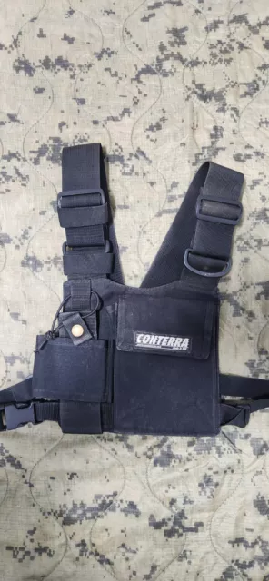 Conterra Radio Chest Rig,Motorola, Kenwood