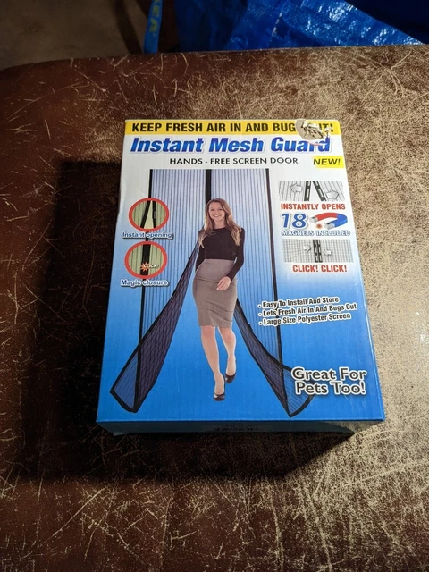 Instant Mesh Guard Hands Free Screen Door