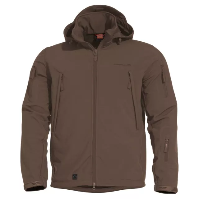 PENTAGON Giacca Giubbotto uomo Soft-shell Jacket ARTAXES ESCAPE Brown Size 4XL