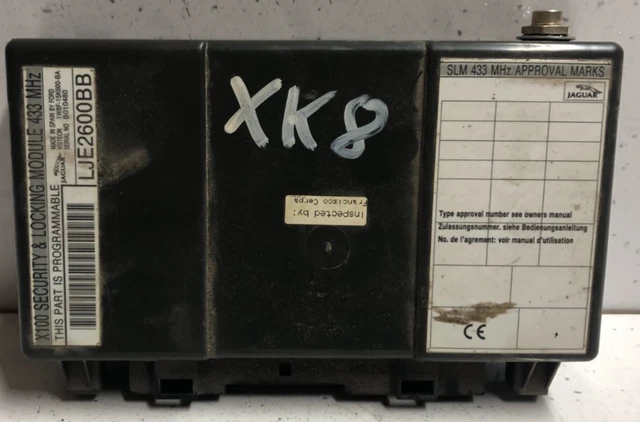 JAGUAR XK8 XKR 2000-2002 Security Locking Module Lje2600Bb (Convertible ...