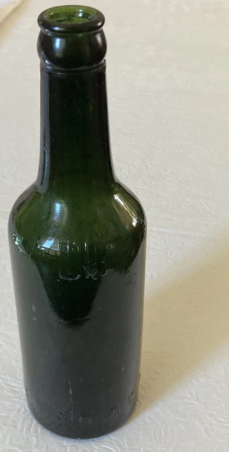 Dai Nippon Brewery Antique Vintage WWII Beer Bottle Japan Dark Green