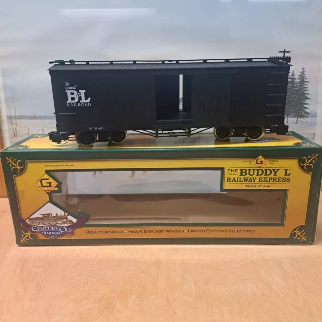 The Buddy "L" G Scale Railway Express Box Car Limited Edition New BOXED