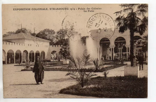 STRASBOURG - Alsace - Bas Rhin - CPA 67 - Exposition coloniale 1924 Palais colon