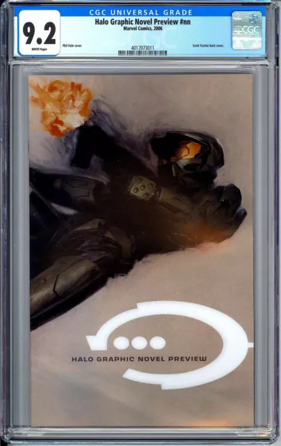 Halo Graphic Novel Preview CGC 9.2 4017073011 1st Master Chief TV Show! KEY!