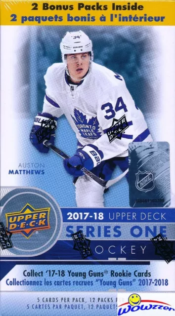 2017/18 Upper Deck Series 1 Hockey HUGE Sealed 12 Pack Blaster Box-2 Young Guns