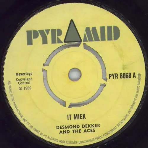 It Miek Desmond Dekker UK 7" vinyl single record PYR6068