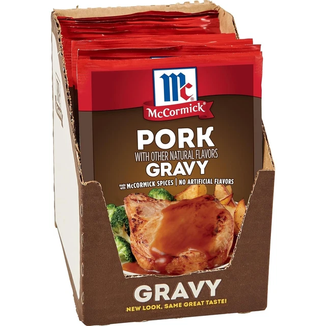 MCCORMICK PORK GRAVY Mix, 0.87 oz (Pack of 12) £18.65 PicClick UK