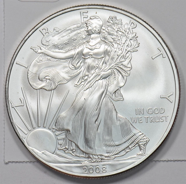 Silver Eagle 2008 Fine silver Dollar 1oz 1323 *SFCOIN