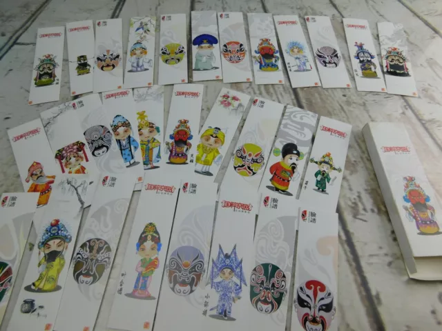 Collectible 30 cards CHINESE BEIJING OPERA FACIAL MASK