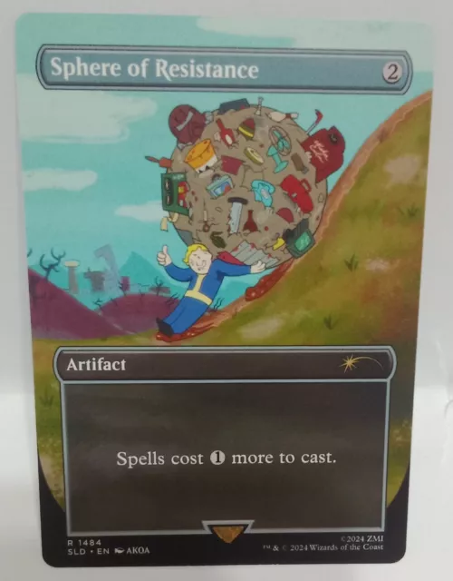 Mtg fallout secret lair sphere of resistance neuf sous forme sld