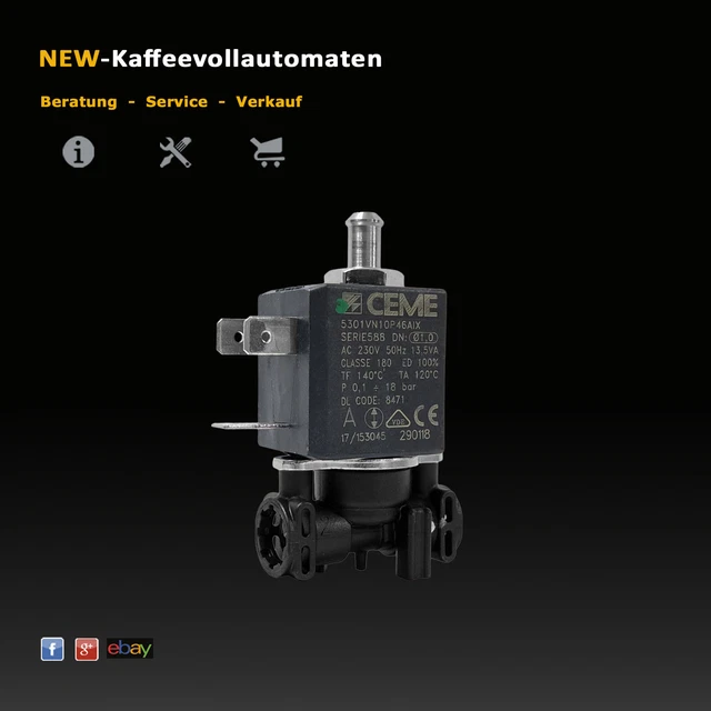 Électrovanne Pour Machine à Café Philips HD8824 - Pièce Détachée D'occasion Opérationnelle