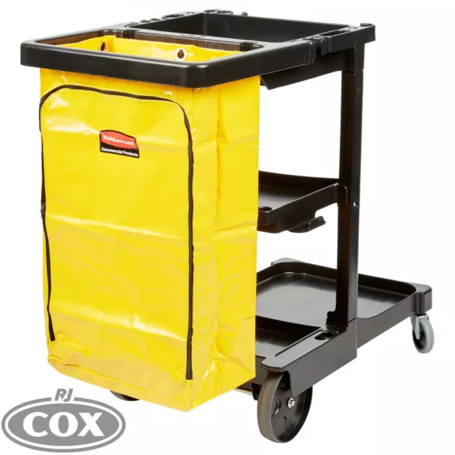 Rubbermaid Janitor Cart for Sanitising, Sterilisation and Disinfecting Trolley 2