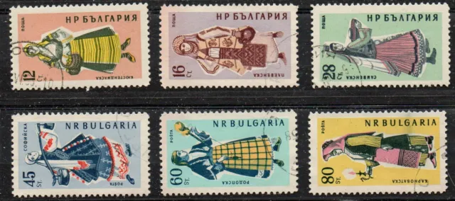 Bulgarien Bulgaria Michel 1201-1206 (Volkstrachten 1961) gestempelt (used)