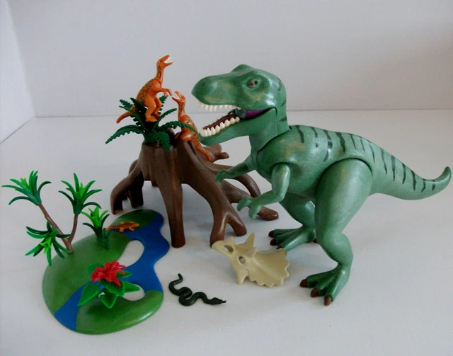 PLAYMOBIL Dinosaure Vélociraptor - Figurine D’occasion - Modèles 30652832 / 4171 / 5019 Etc.