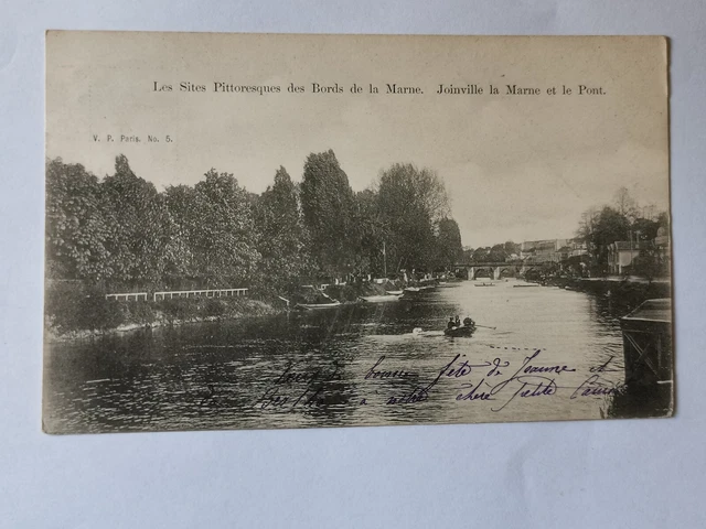 CPA 94 JOINVILLE la Marne et le Pont