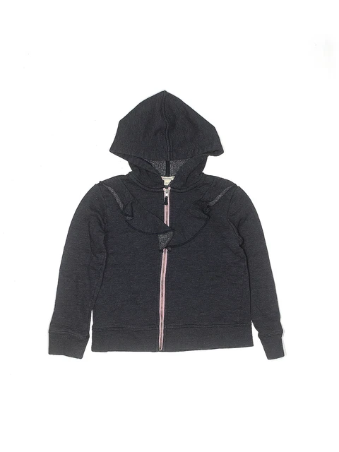 Crewcuts Girls Blue Zip Up Hoodie 3