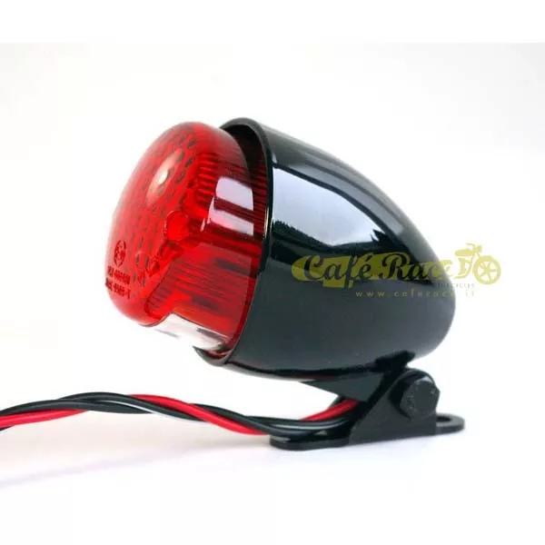 Faro posteriore moto con luce targa modello texas universale OMOLOGATO