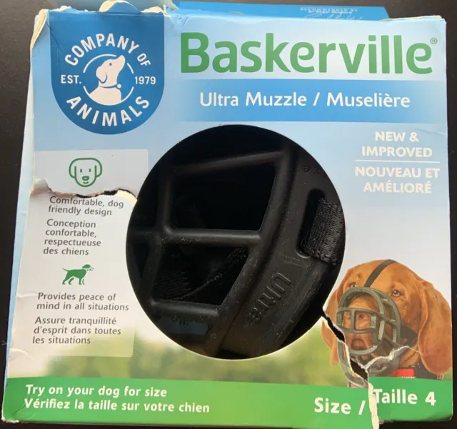 Safe BASKERVILLE ULTRA MUZZLE Size 4 Breathable Dog