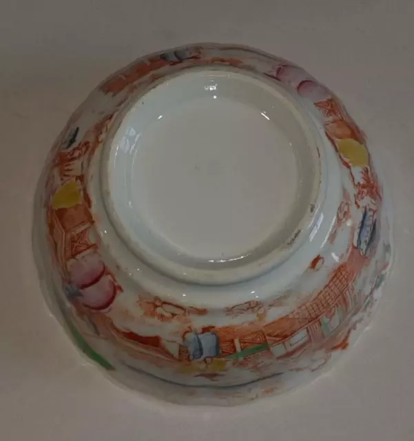 Lovely Regency Hildich Style Chinoserie Transfeware Sugar Bowl C 1820 3