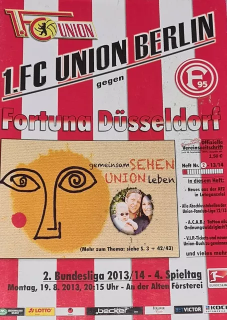 2013/14 2.Bundesliga 1.FC Union Berlin - Fortuna Düsseldorf