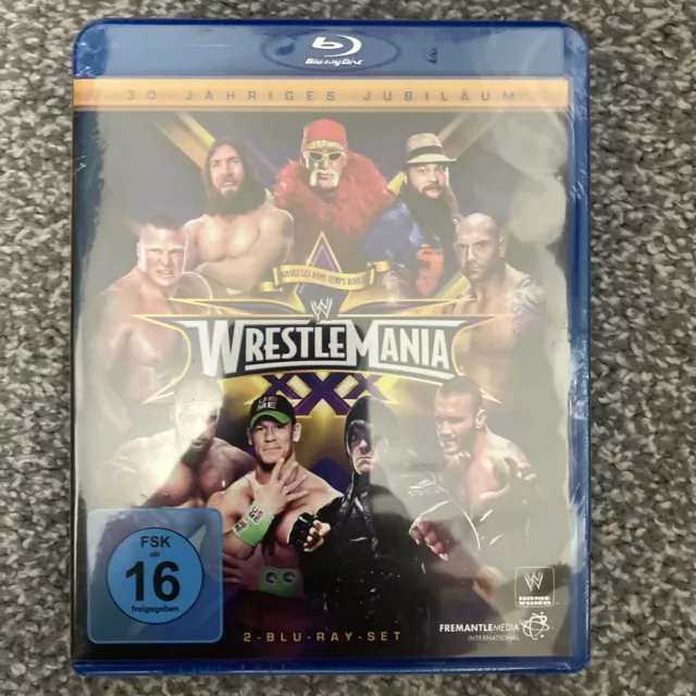 WWE Wrestlemania 30 - Blu Ray  Region 2 Brand New Sealed