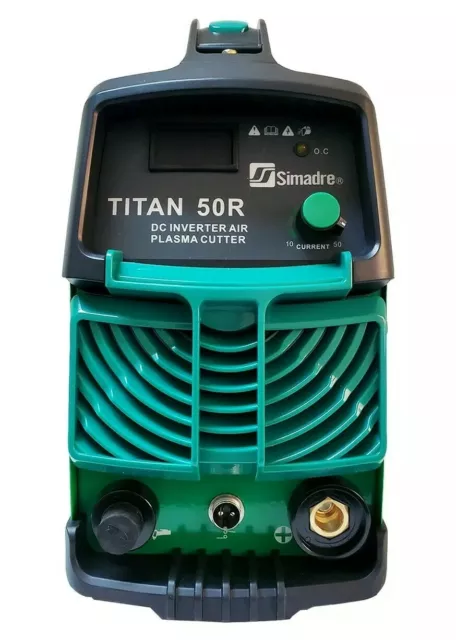 Plasma Cutter 50 Cons Simadre Titan 50 Amp 110/220V 1/2" Clean Cut 50R 60A Torch 3