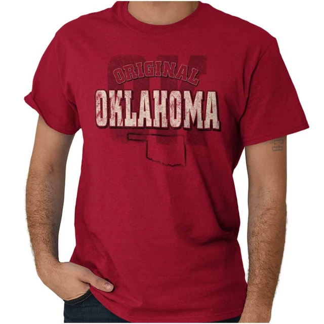 Oklahoma Original Hometown Vacation Gift OK Womens or Mens Crewneck T Shirt Tee