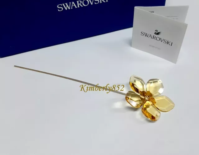 Swarovski Garden Tales Hellebore Yellow Flower Crystal Authentic NEW 5557802 2