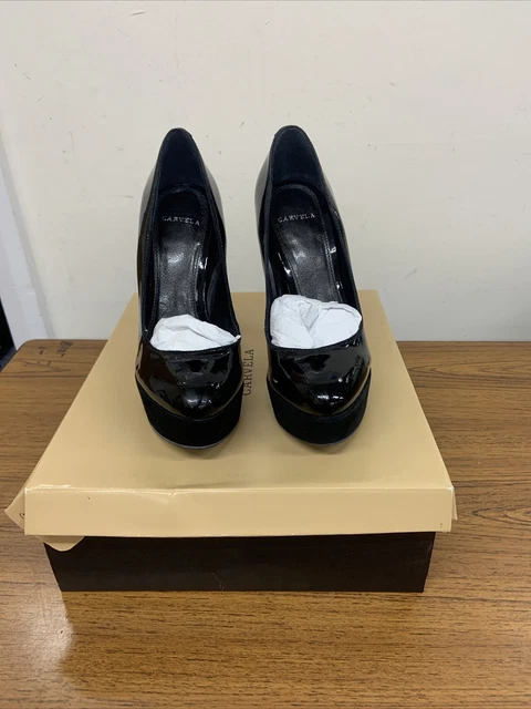 carvela black suede shoes