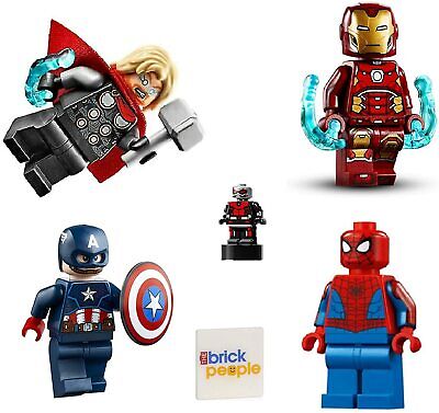 LEGO Super Héros Avengers Thor Captain America Spiderman Micro Ant Homme Acier