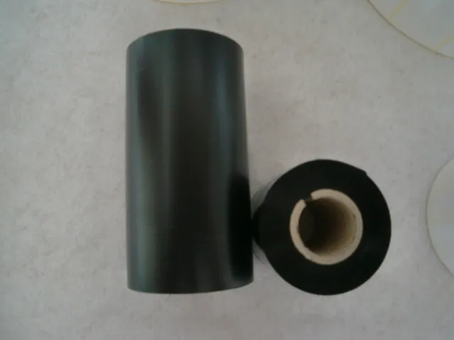 1 x Rolle Carbonband Thermotransferfolie 110mm x 300m Wachs+ schwarz