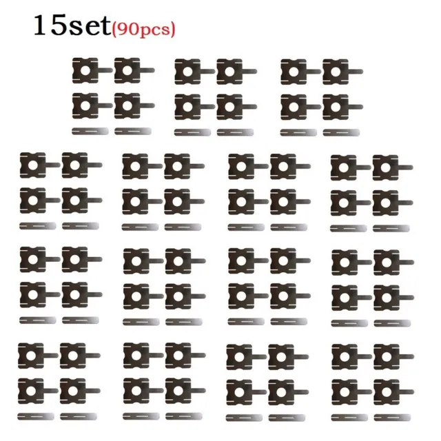 Soudage fiable avec feuilles de sangle en acier plaqué nickel (15 ensembles 90